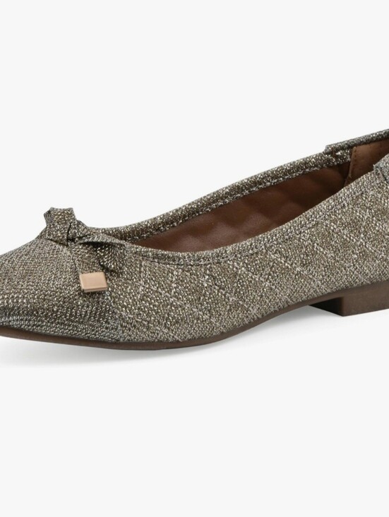 White Mountain Shoes - WHITE MOUNTAIN Women's Bocah Diamond Quilted Cap Toe Ballet Flat